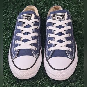 Converse Chuck Taylor All Star Low Top Shoes Navy Blue Womens Size 6